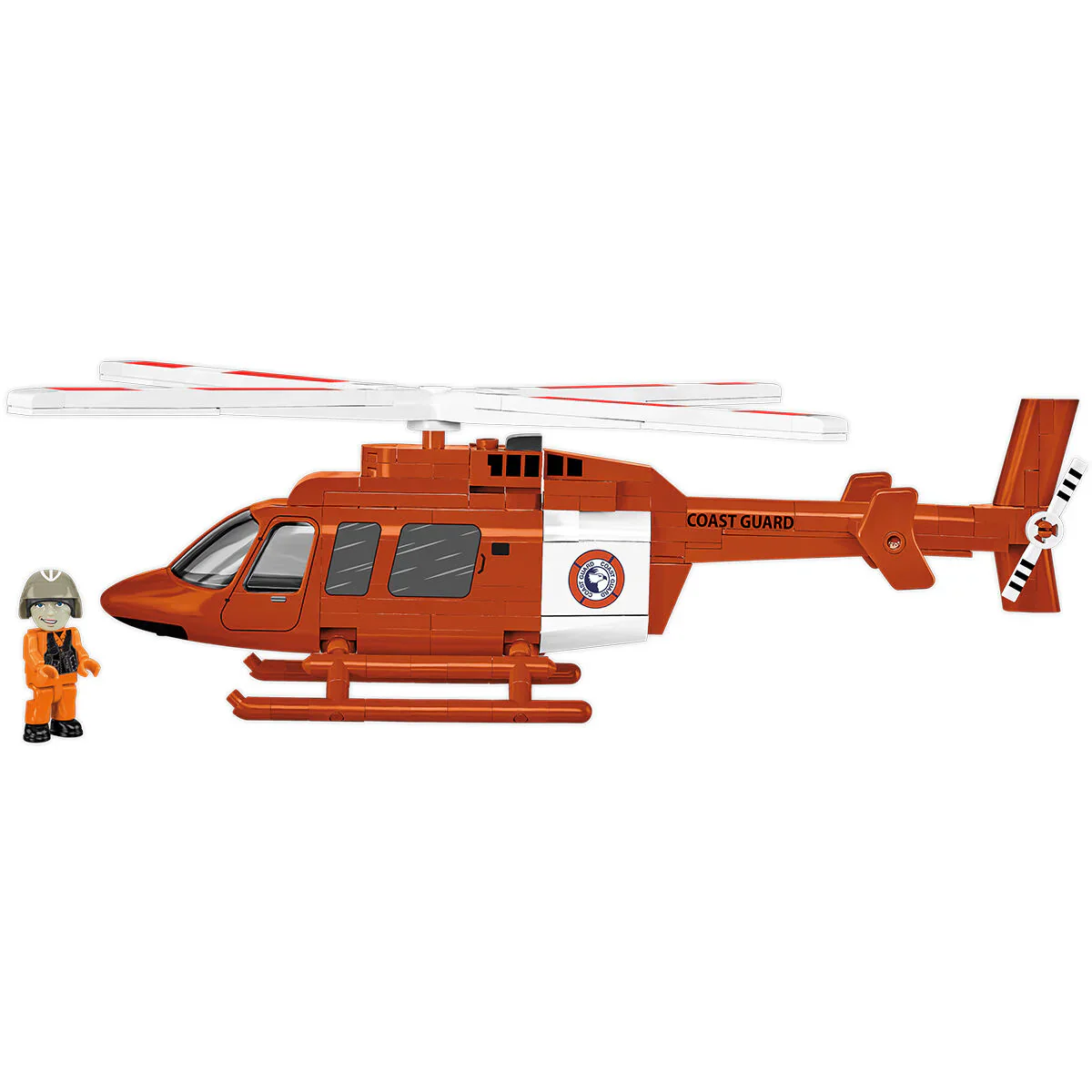 Bell 407 Coast Guard Helicopter: COBI Set #26627 - Image 5