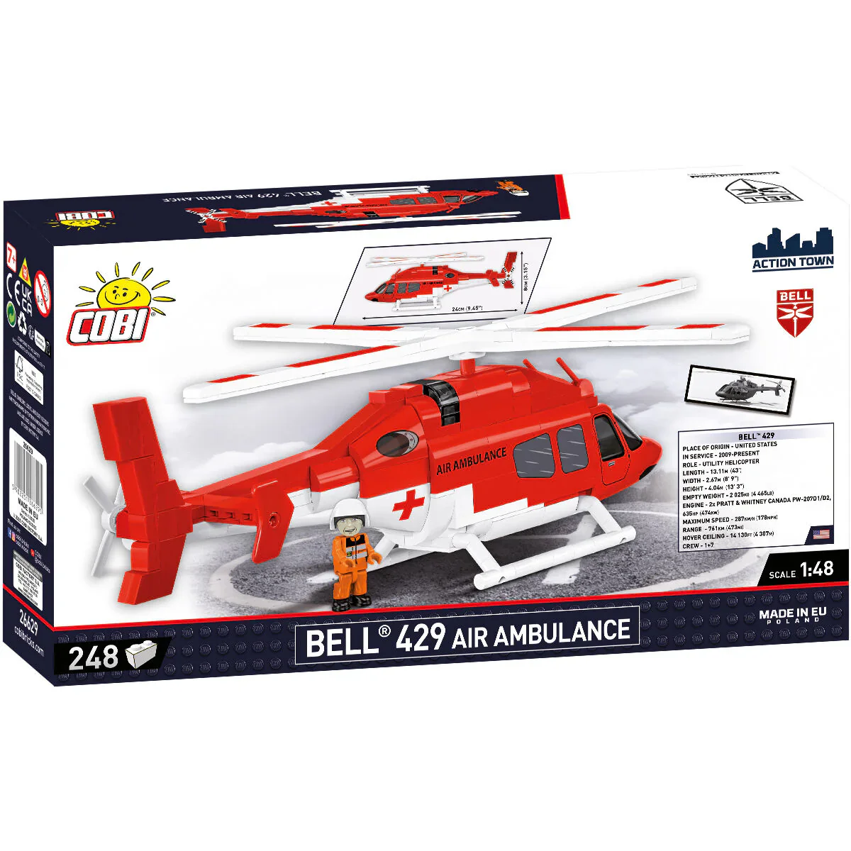 Bell 429 Air Ambulance Helicopter: COBI Set #26629 - Image 2