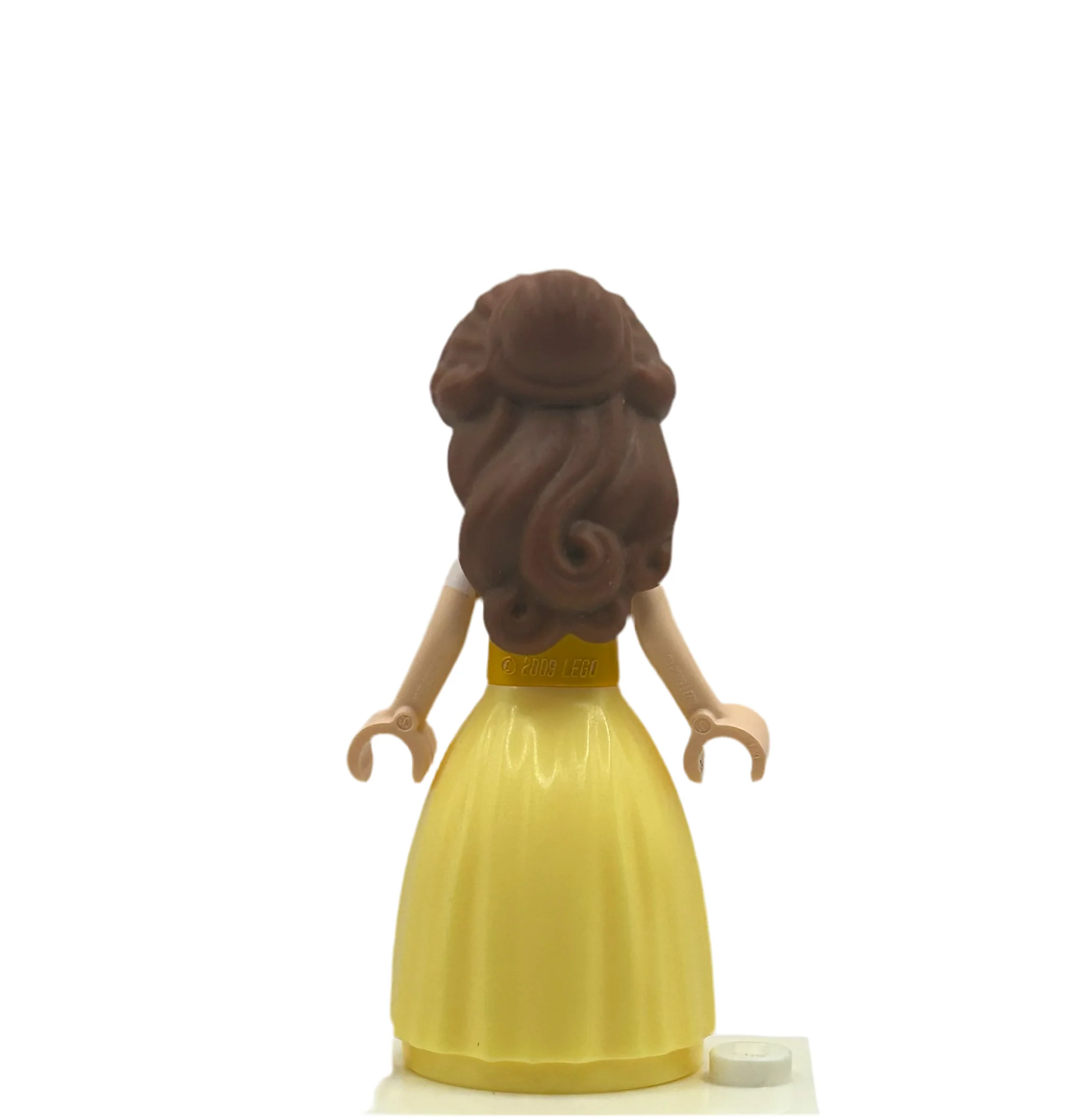 Belle, Dress with Red Roses, White Sleeves, dp096 - Image 2