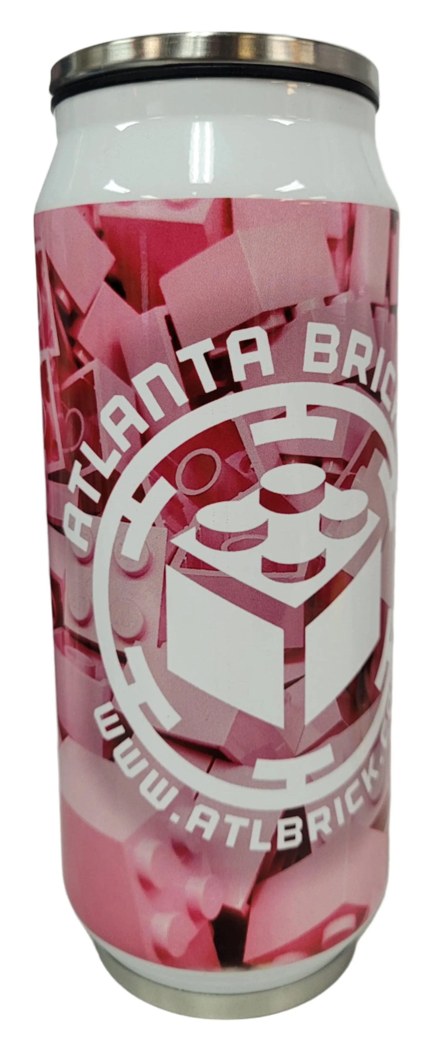 Bulk Brick Can Shaped Tumbler with Built In Straw - Image 5