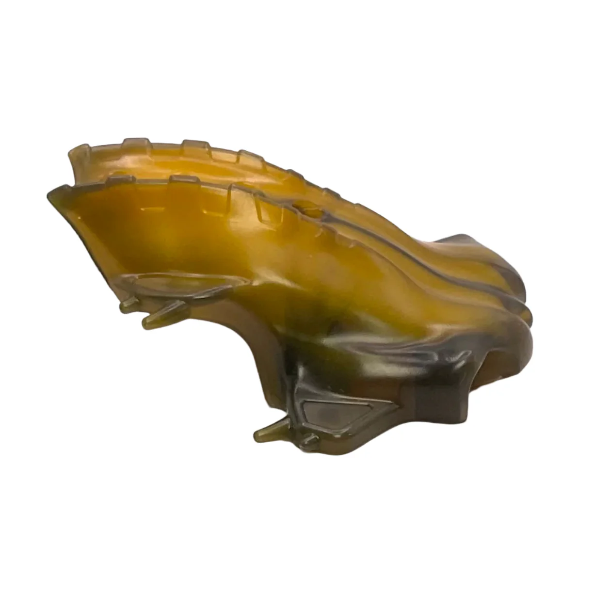 Bionicle Head, Barraki Carapar with Marbled Trans-Brown Pattern, Part# 57548pb01 - Image 2