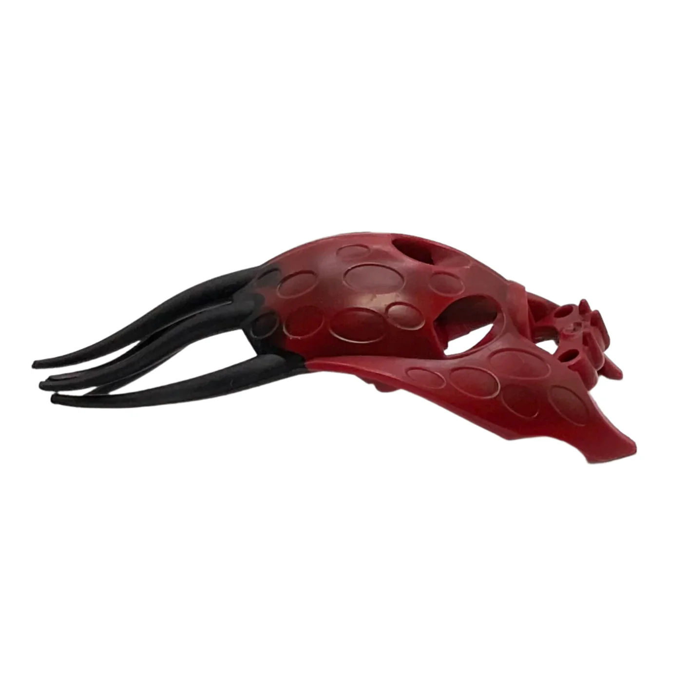 Bionicle Head, Barraki Kalmah with Marbled Black Pattern, Part# 57549pb01 - Image 2