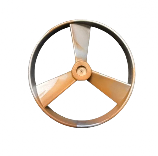 Bionicle Rhotuka Spinner (Propeller/Rotor) with Marbled Light Gray Pattern, Part# 50899pb03 - Image 4