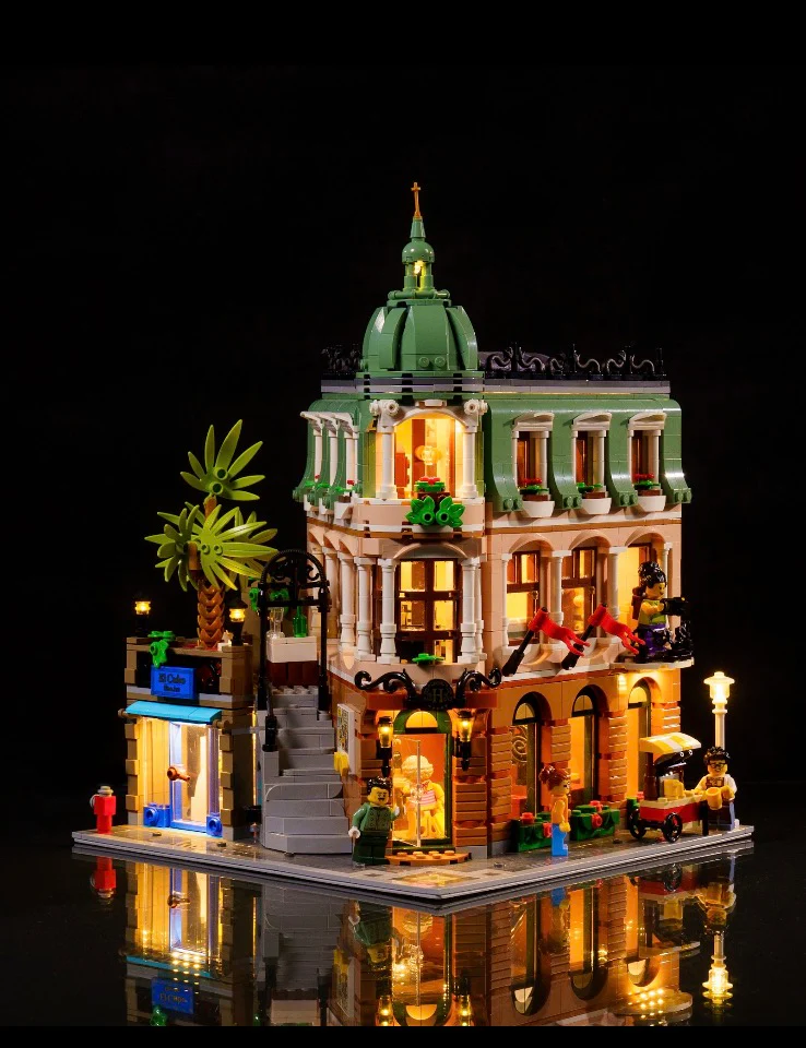 Boutique Hotel 10297 Custom Lighting Kit for LEGO® Set - Image 4