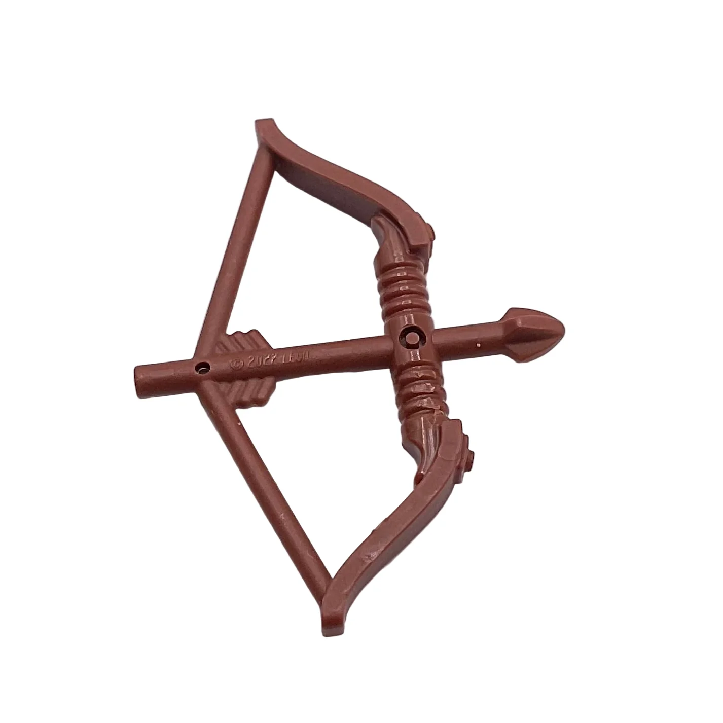Minifigure Weapon Bow with Wide Flat Limbs Arrow Drawn, Part# 3748