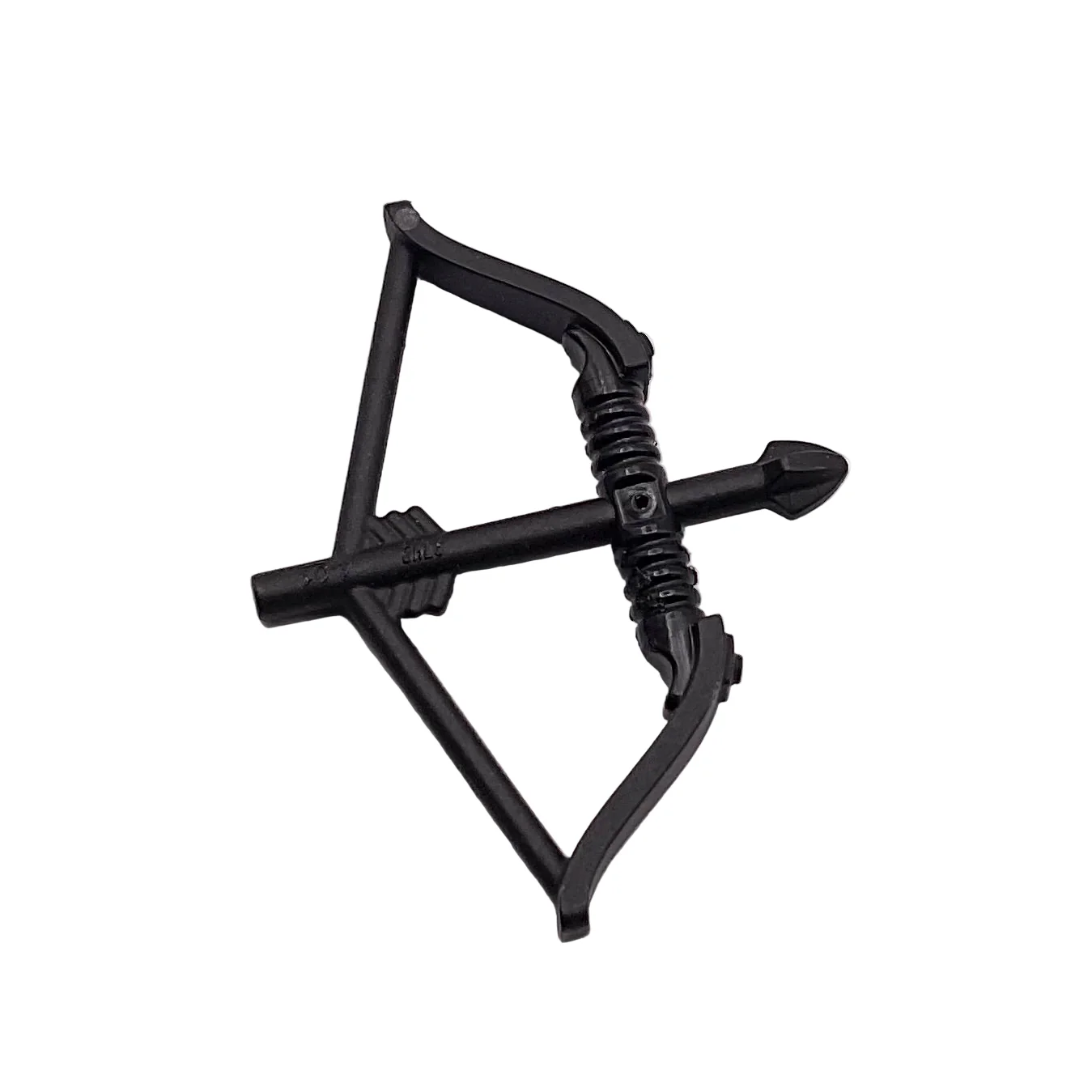 Minifigure Weapon Bow with Wide Flat Limbs Arrow Drawn, Part# 3748 - Image 3
