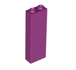 Brick 1x2x5 - Blocked Open Studs or Hollow Studs, Part# 2454 - Image 8
