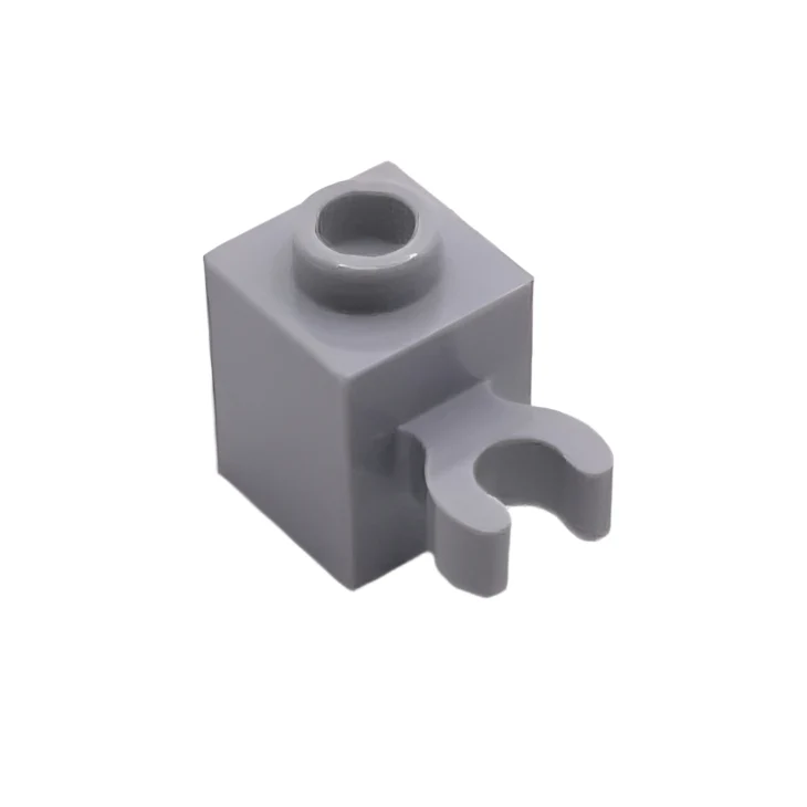Brick, Modified 1x1 with Open U Clip (Vertical Grip) - Hollow Stud, Part# 60475b - Image 8