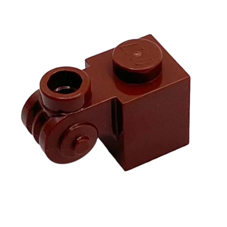 Brick, Modified 1x1 with Scroll with Hollow Stud, Part# 20310 - Image 3