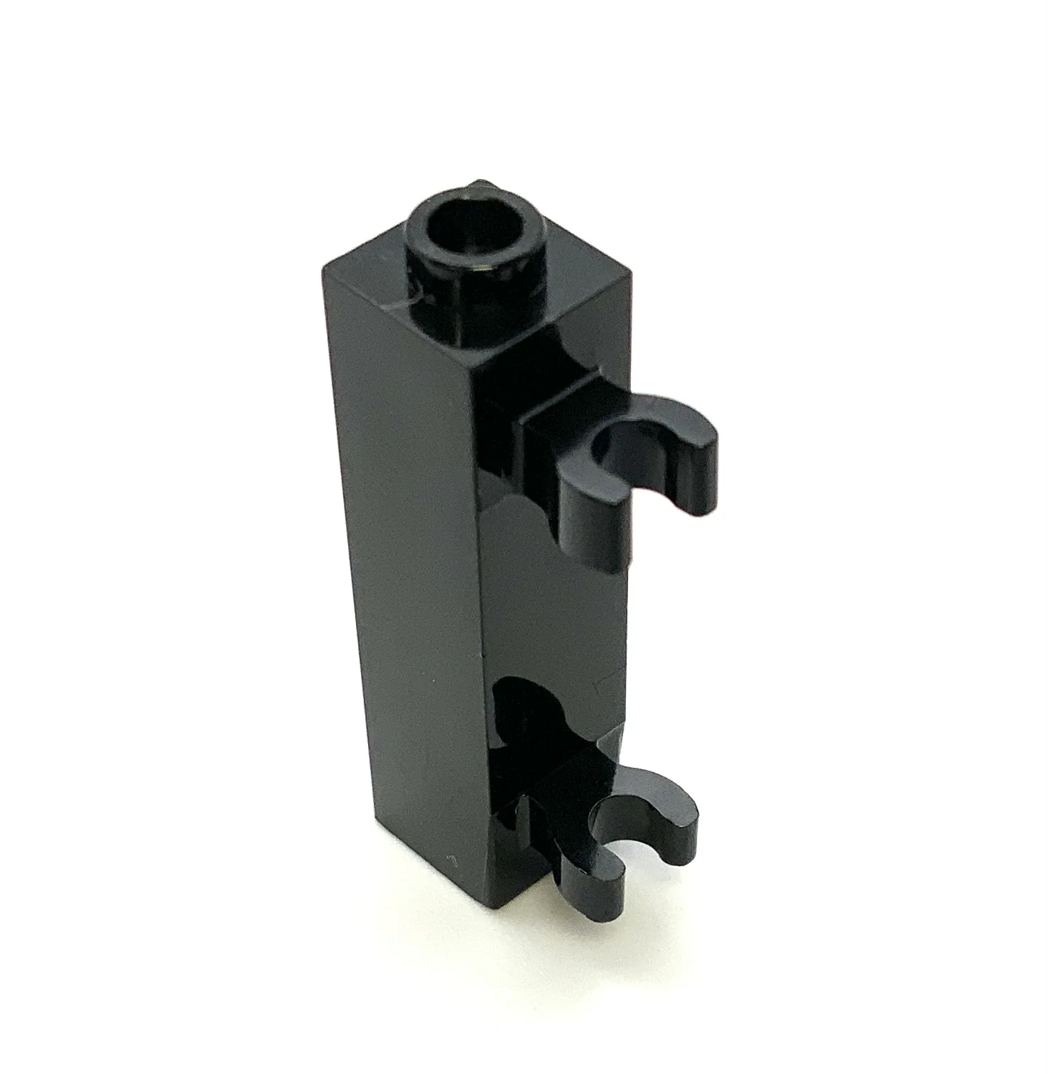 Brick, Modified 1x1x3 with 2 Clips (Vertical Grip) - Hollow Stud, Part# 60583b - Image 4