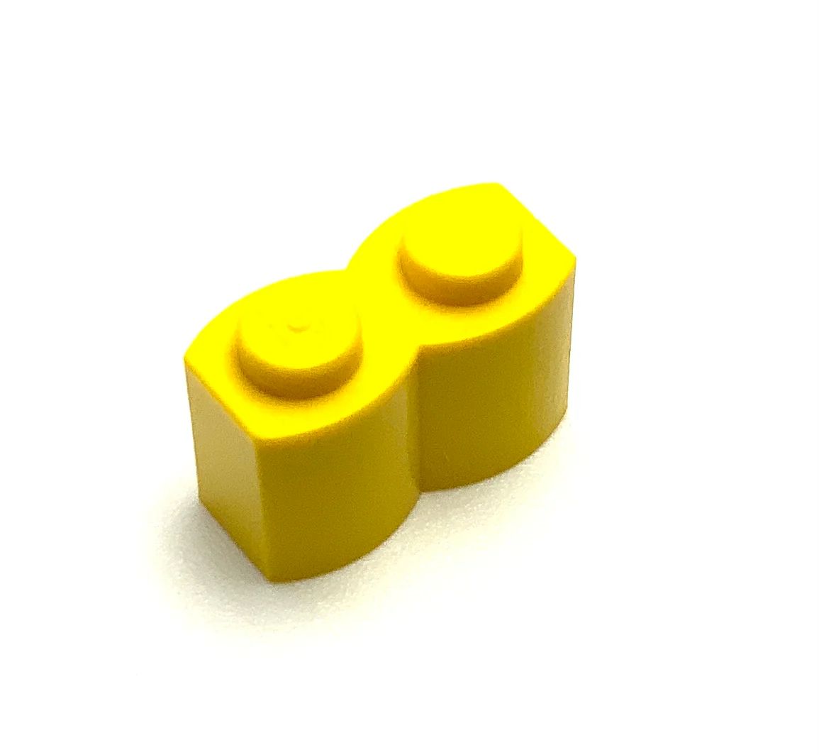 Brick, Modified 1x2 with Log Profile, Part# 30136 - Image 3
