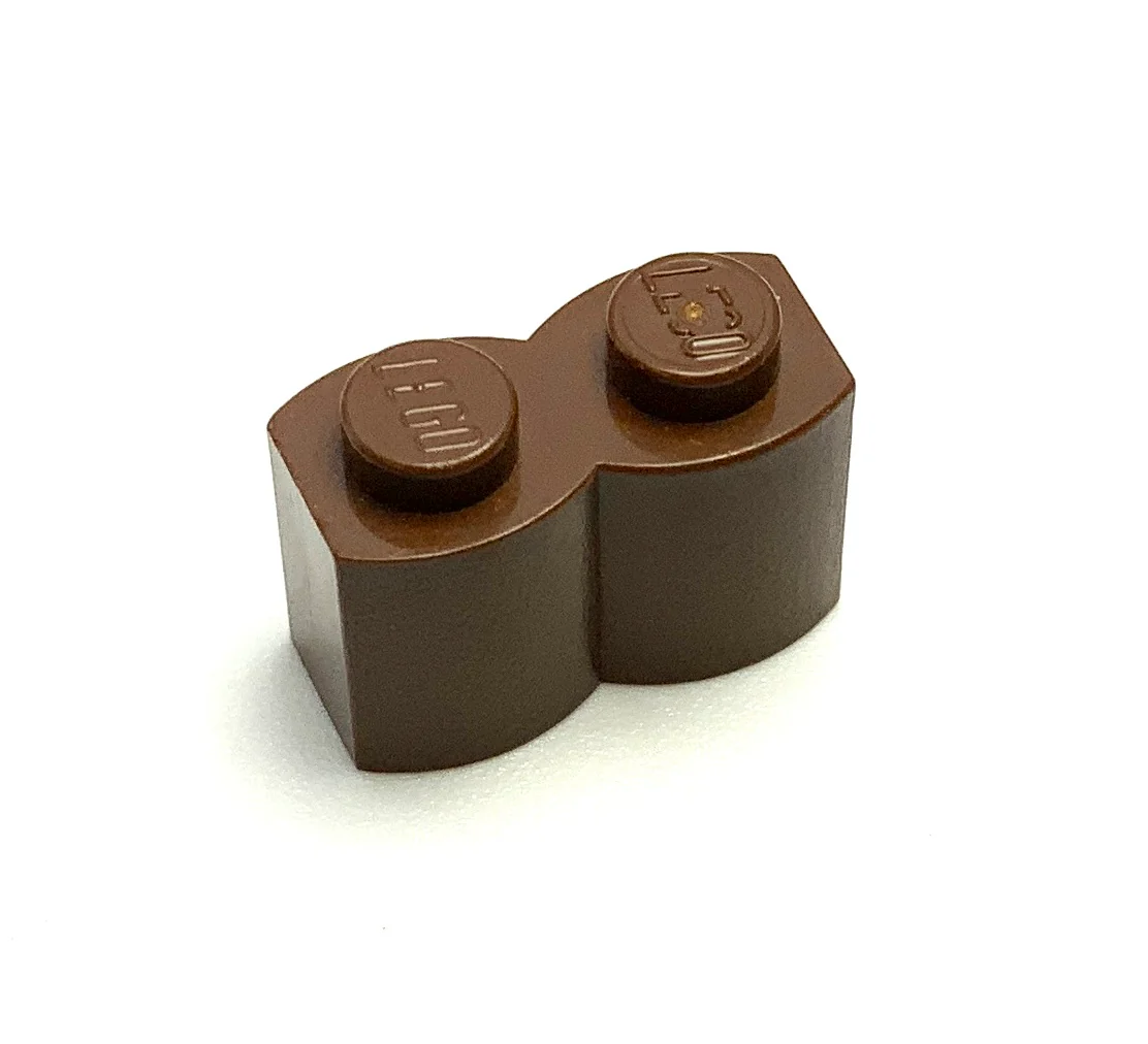 Brick, Modified 1x2 with Log Profile, Part# 30136 - Image 7