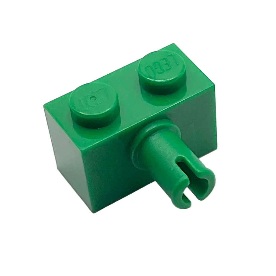 Brick, Modified 1x2 with Pin, Part# 2458 - Image 10