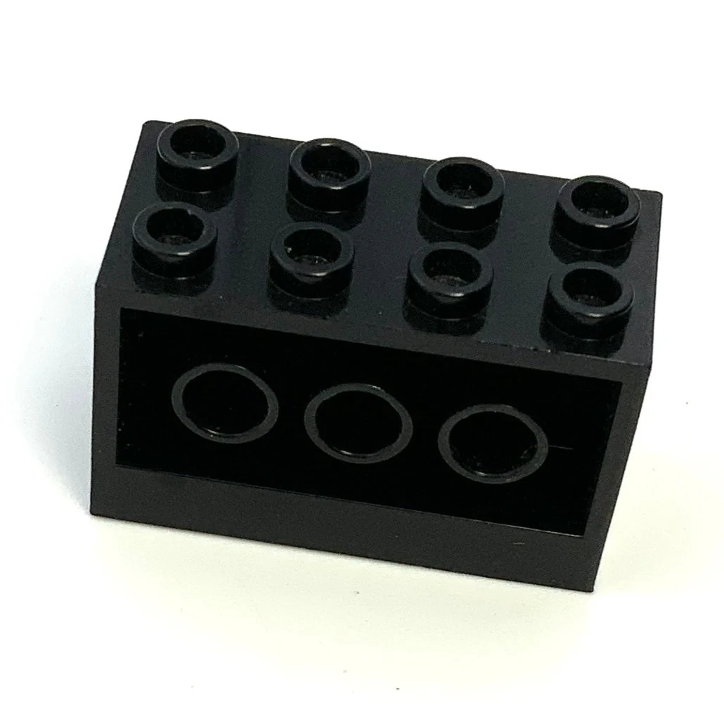 Brick Modified 2x4x2 with Holes on Sides, Part# 6061