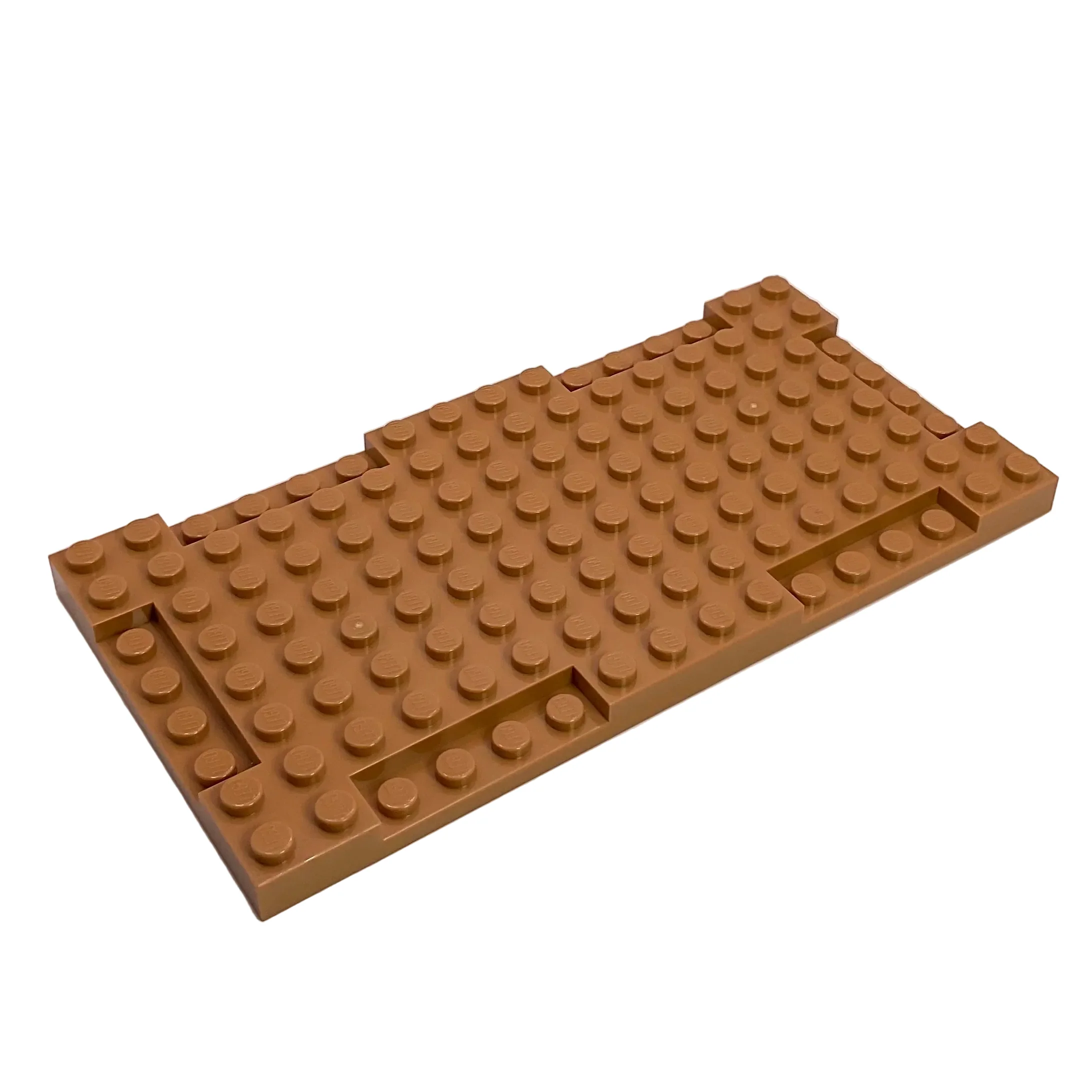 Brick, Modified 8 x 16 x 2/3 with 1 x 4 Indentations, Part# 2629 - Image 6