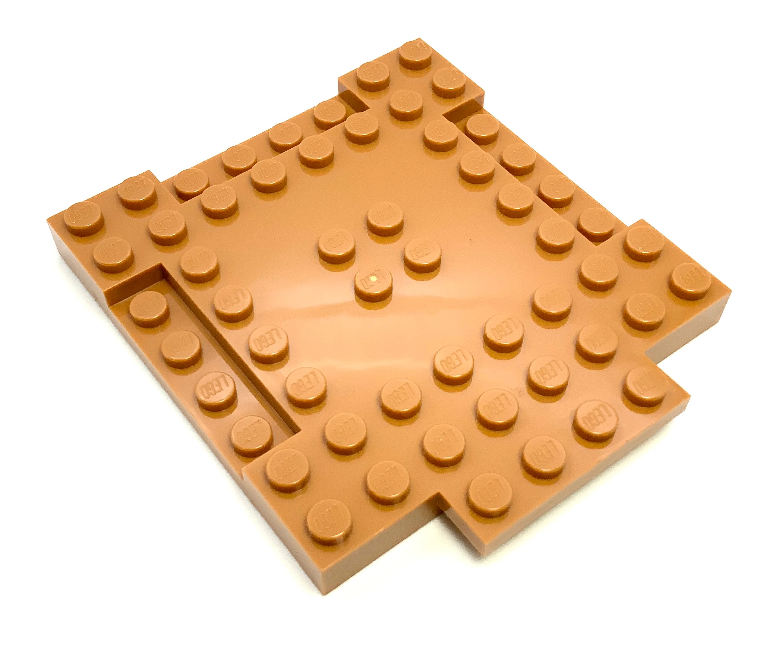 Brick, Modified 8x8x2/3 with 1x4 Indentations and 1x4 Plate, Part# 15624