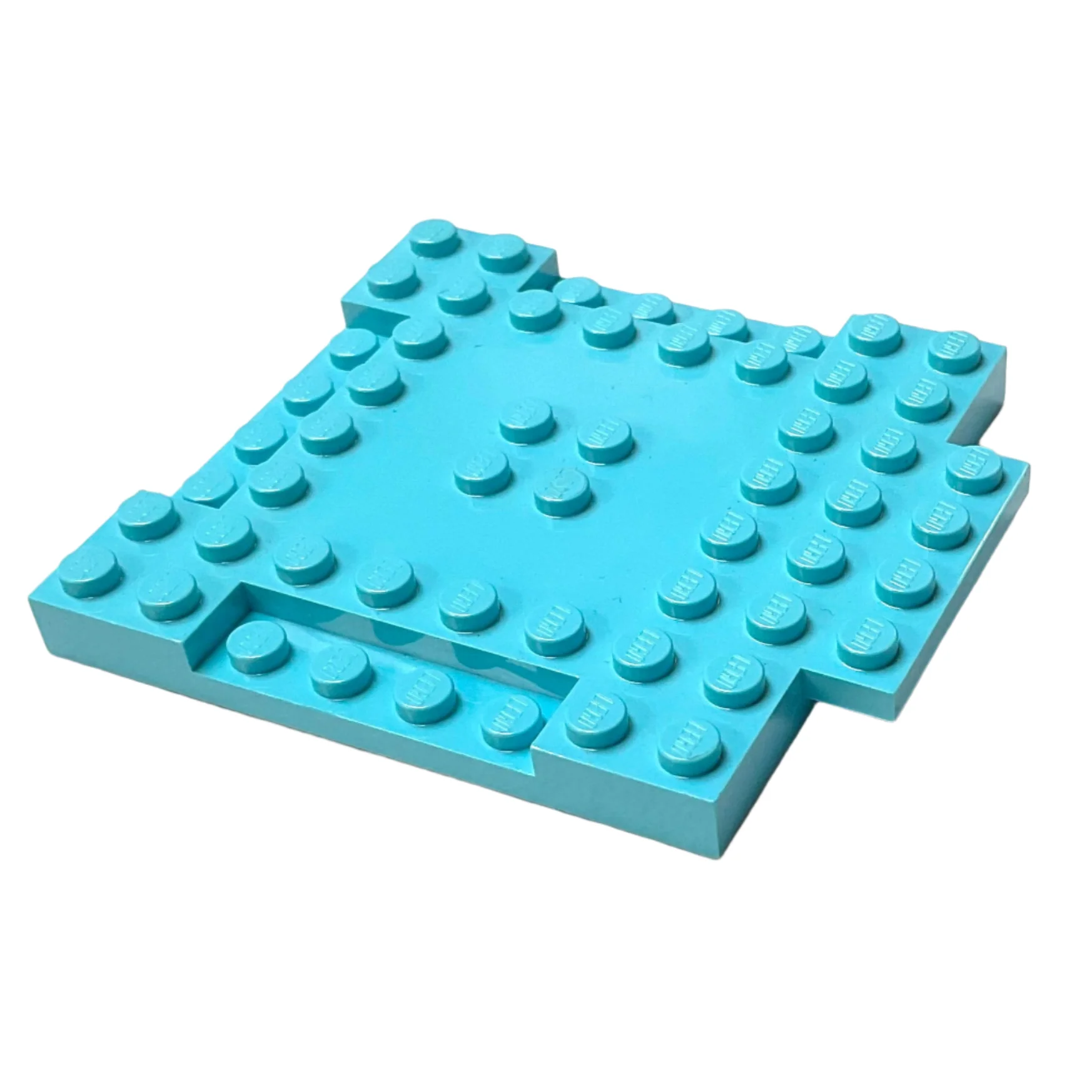 Brick, Modified 8x8x2/3 with 1x4 Indentations and 1x4 Plate, Part# 15624 - Image 6