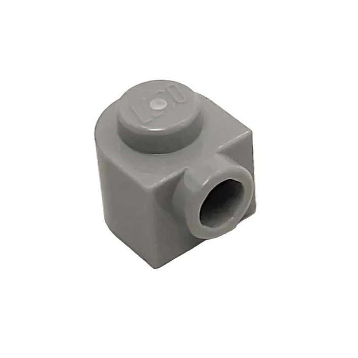 Brick, Round 1 x 1 x 2/3 Half Circle Extended with Stud on Side, Part# 3386