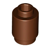 Brick Round 1x1 (Open Stud), Part# 3062 - Image 9