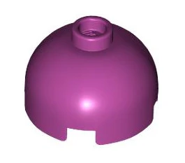 Brick Round 2x2 Dome Top with Bottom Axle Holder (Hollow Stud), Part# 553c - Image 3