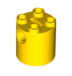 Brick Round 2x2x2 Robot Body with Bottom Axle Holder, Part# 30361c - Image 4