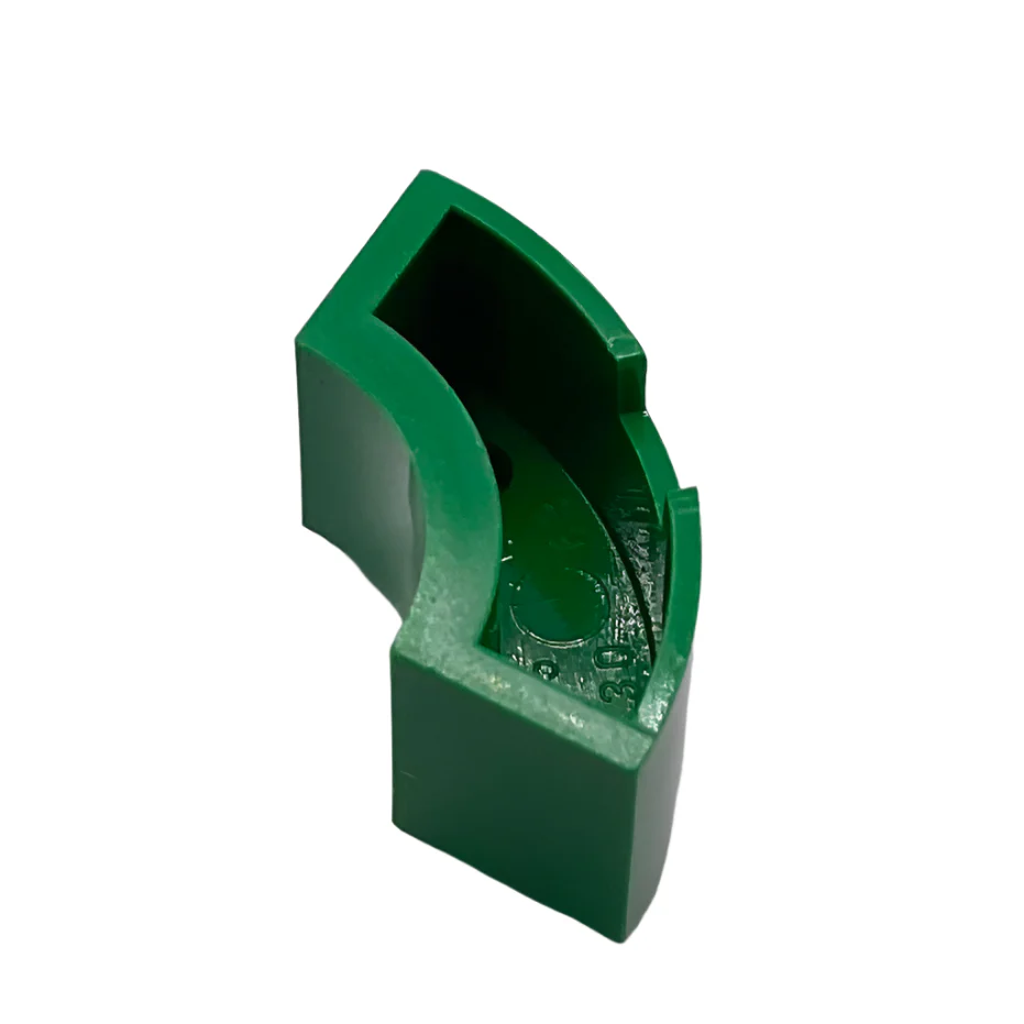 Brick Round Corner 2x2 Macaroni with Stud Notch, Part# 3063 - Image 2