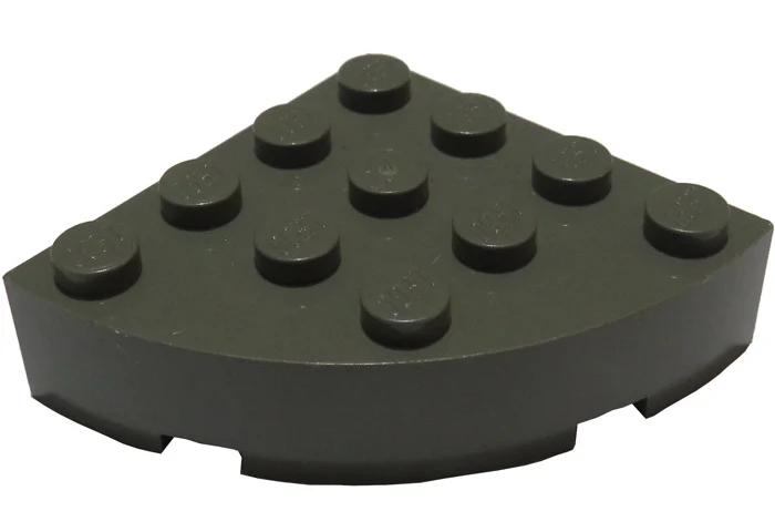 Brick Round Corner 4x4 Full Brick, Part# 2577 - Image 4