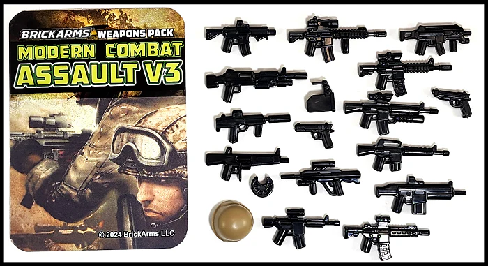 MODERN COMBAT ASSAULT V3 WEAPONS PACK - BrickArms - Image 2