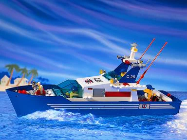 C26 Sea Cutter, 4022 - LEGO® Boat Set