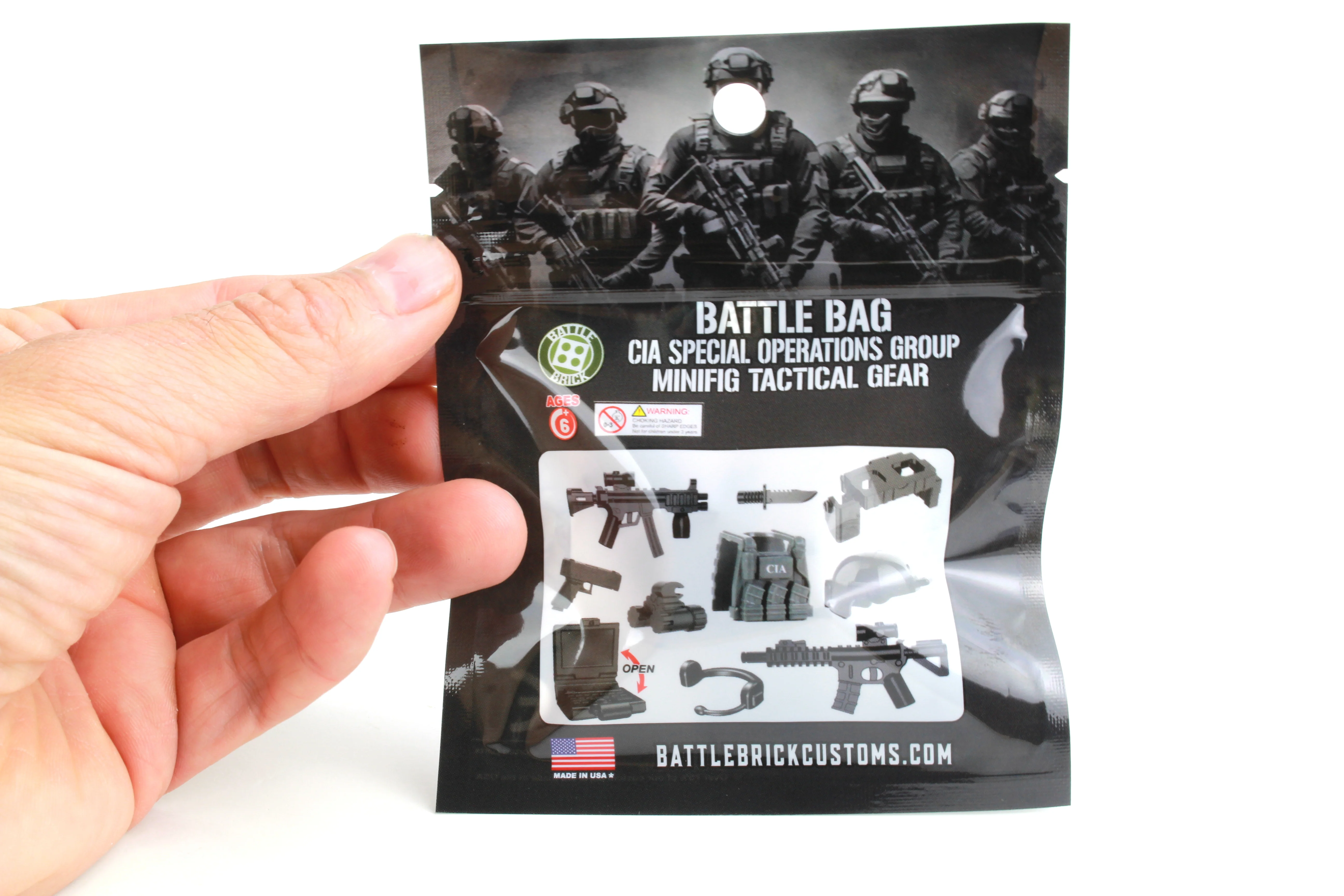CIA Special Ops Group Tactical Gear Pack Custom Minifigure Toy Accessories - Image 2
