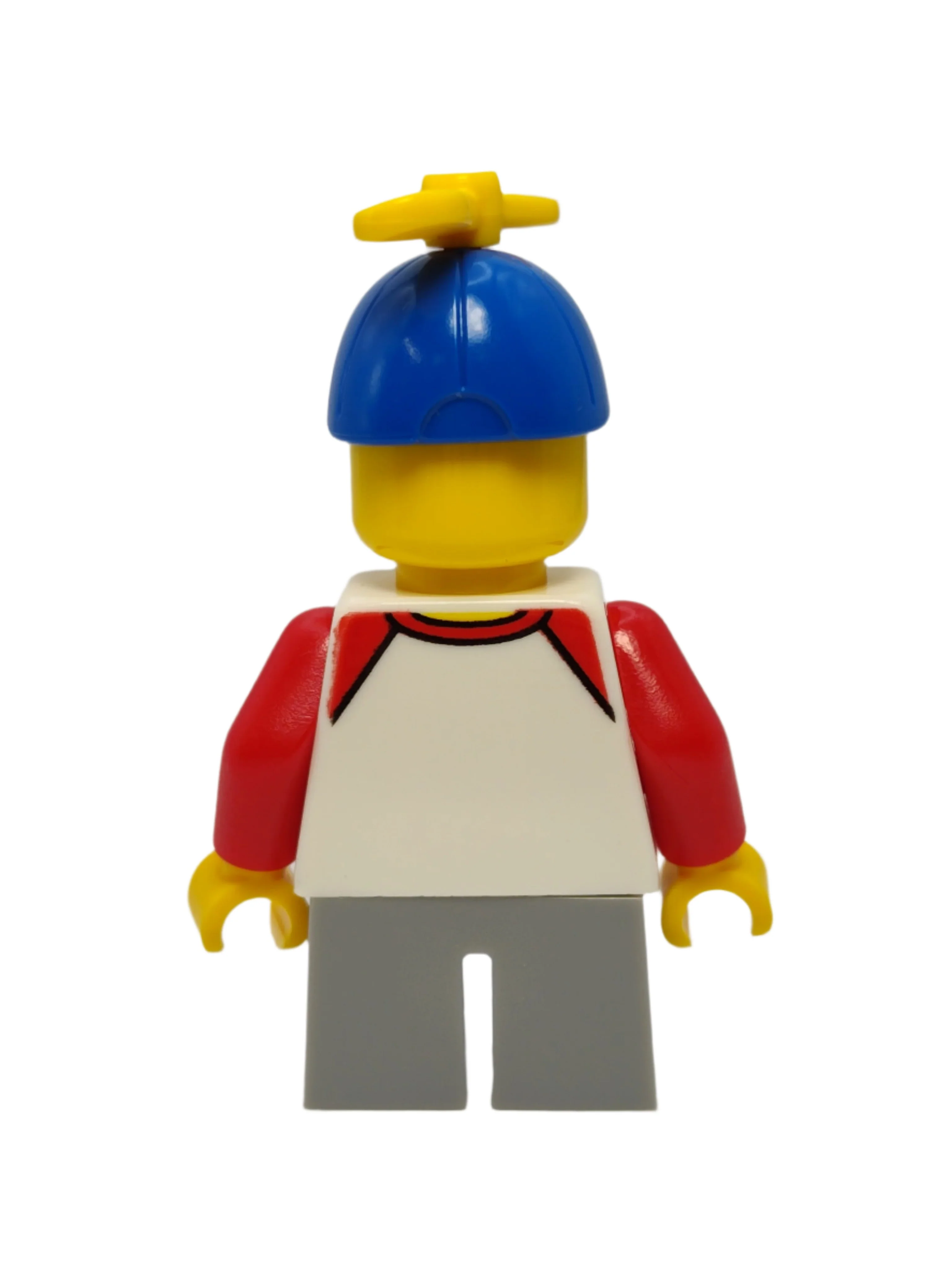 Classic Space Shirt with Red Sleeves and Tiny Yellow Propeller, cty1015 - Image 3