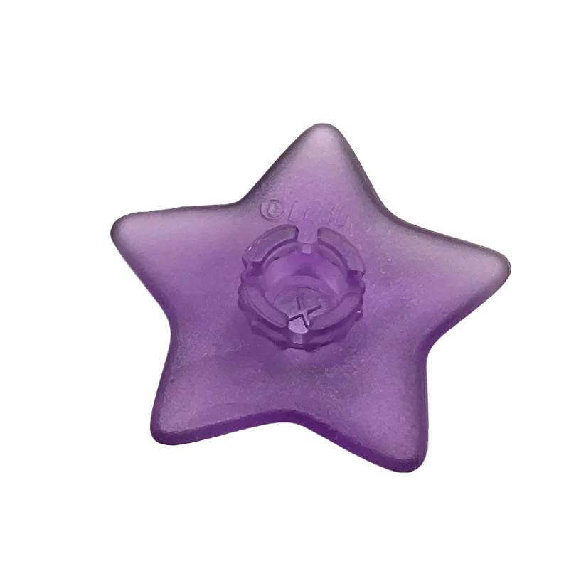 Clikits, Icon Star 2 x 2 Large with Pin with Silver Star Pattern, Part# 45462pb02 - Image 2