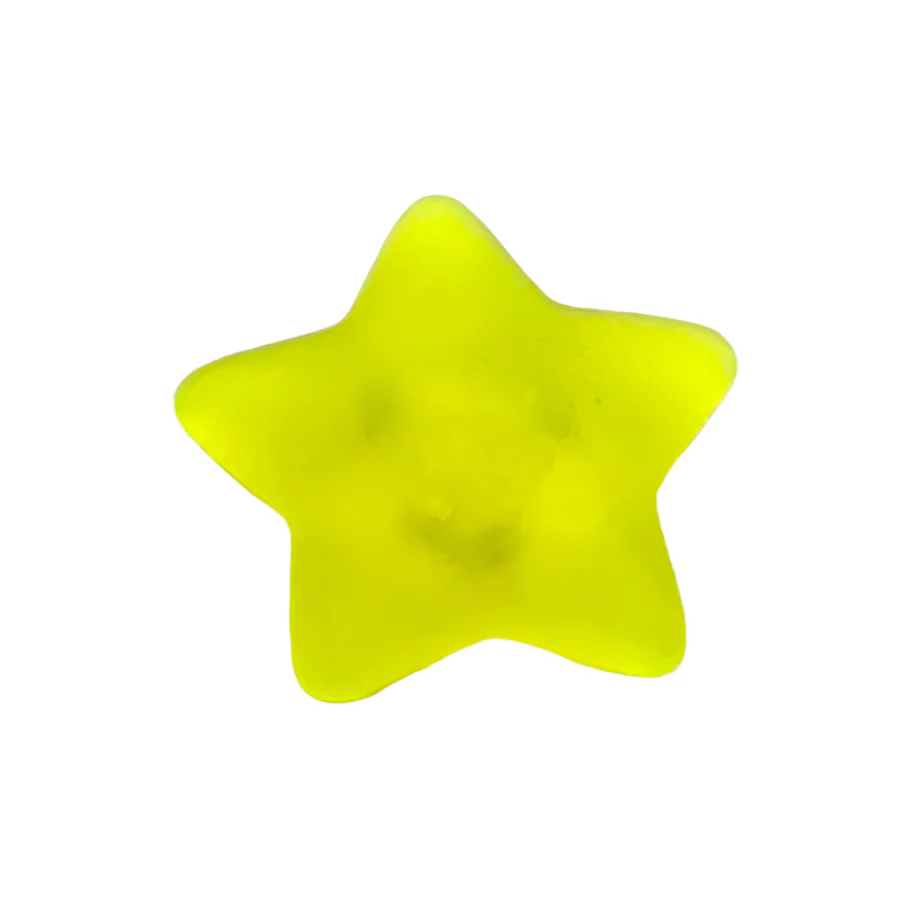 Clikits, Icon Star 2 x 2 Small with Pin, Frosted (Solid and Transparent Colors), Part# 45463