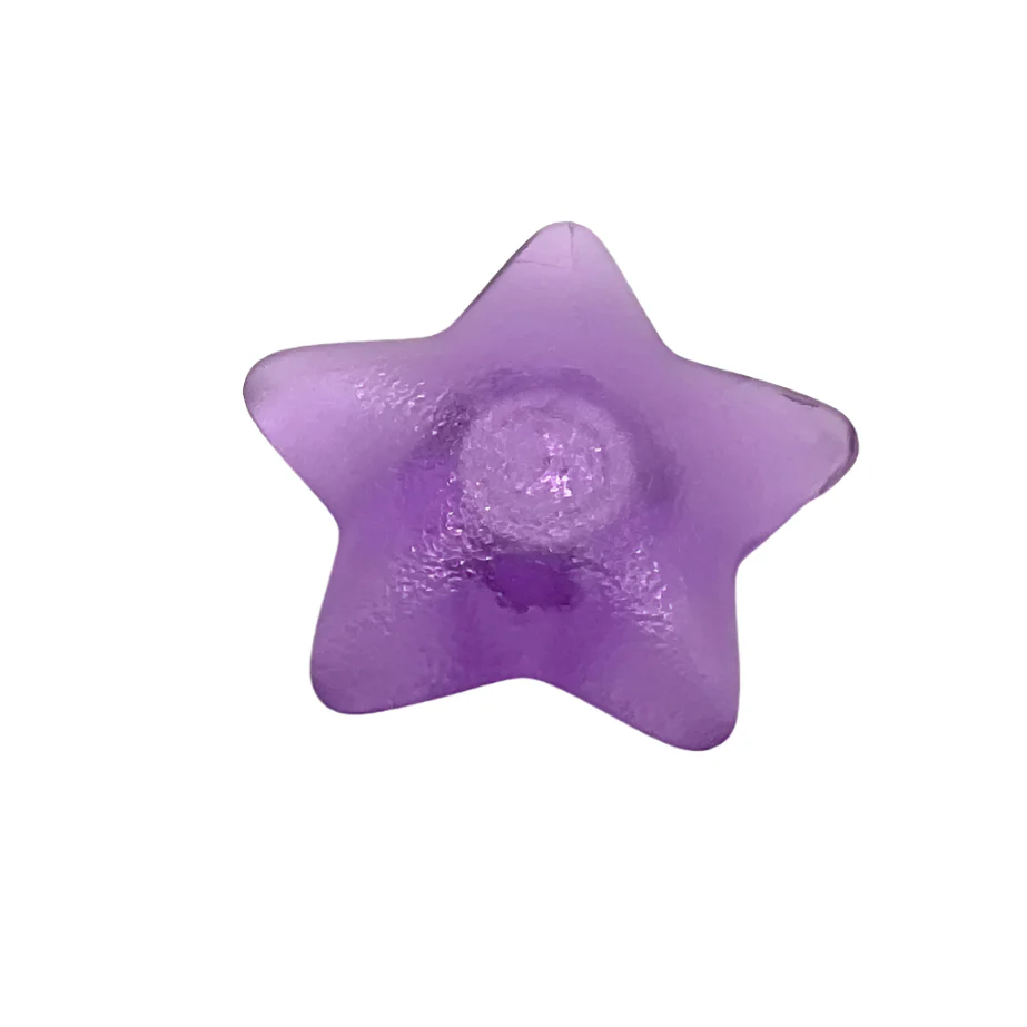 Clikits, Icon Star 2 x 2 Small with Pin, Frosted (Solid and Transparent Colors), Part# 45463 - Image 3