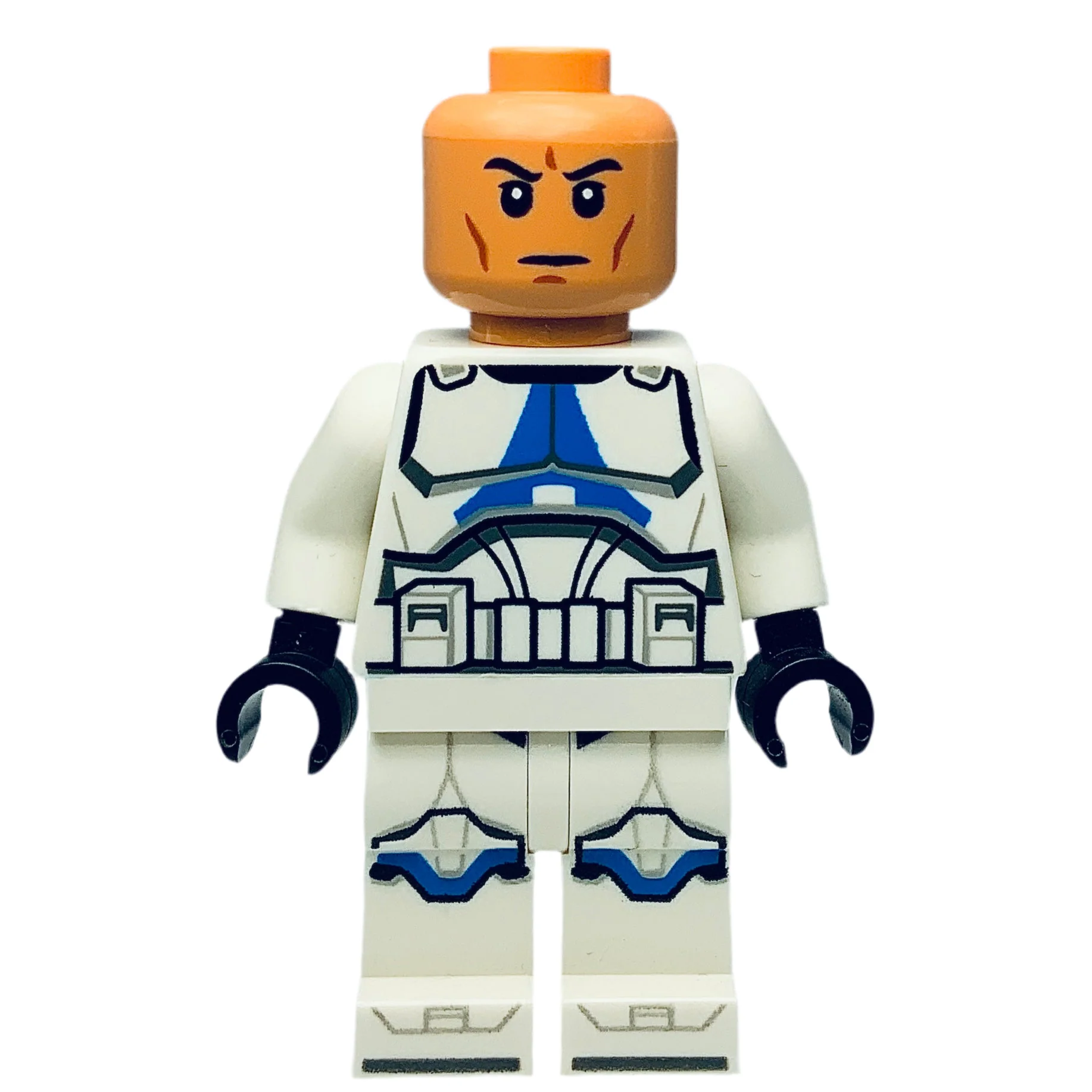 Clone Trooper 501st Legion (Phase 2) - Holes in Helmet, sw1337, LEGO® Star Wars Minifigure - Image 4