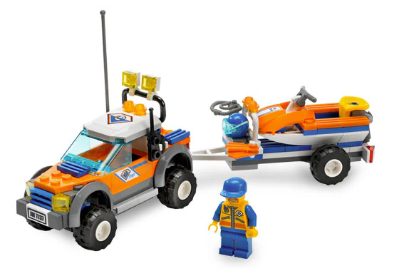 Coast Guard 4WD & Jet Scooter, 7737 - Image 2