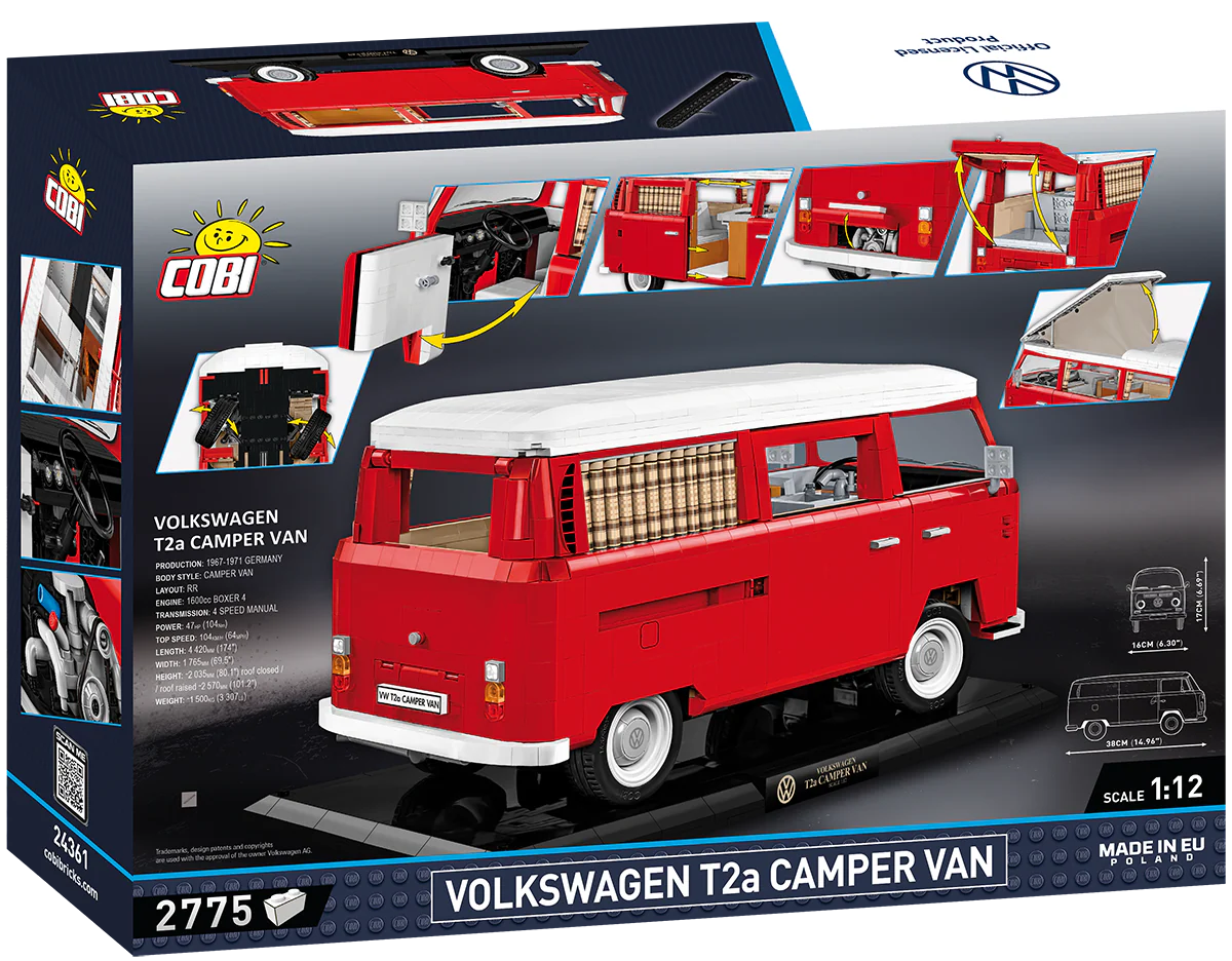 COBI EXECUTIVE EDITION Volkswagen T2a Camper Van: Set #24361 - Image 2