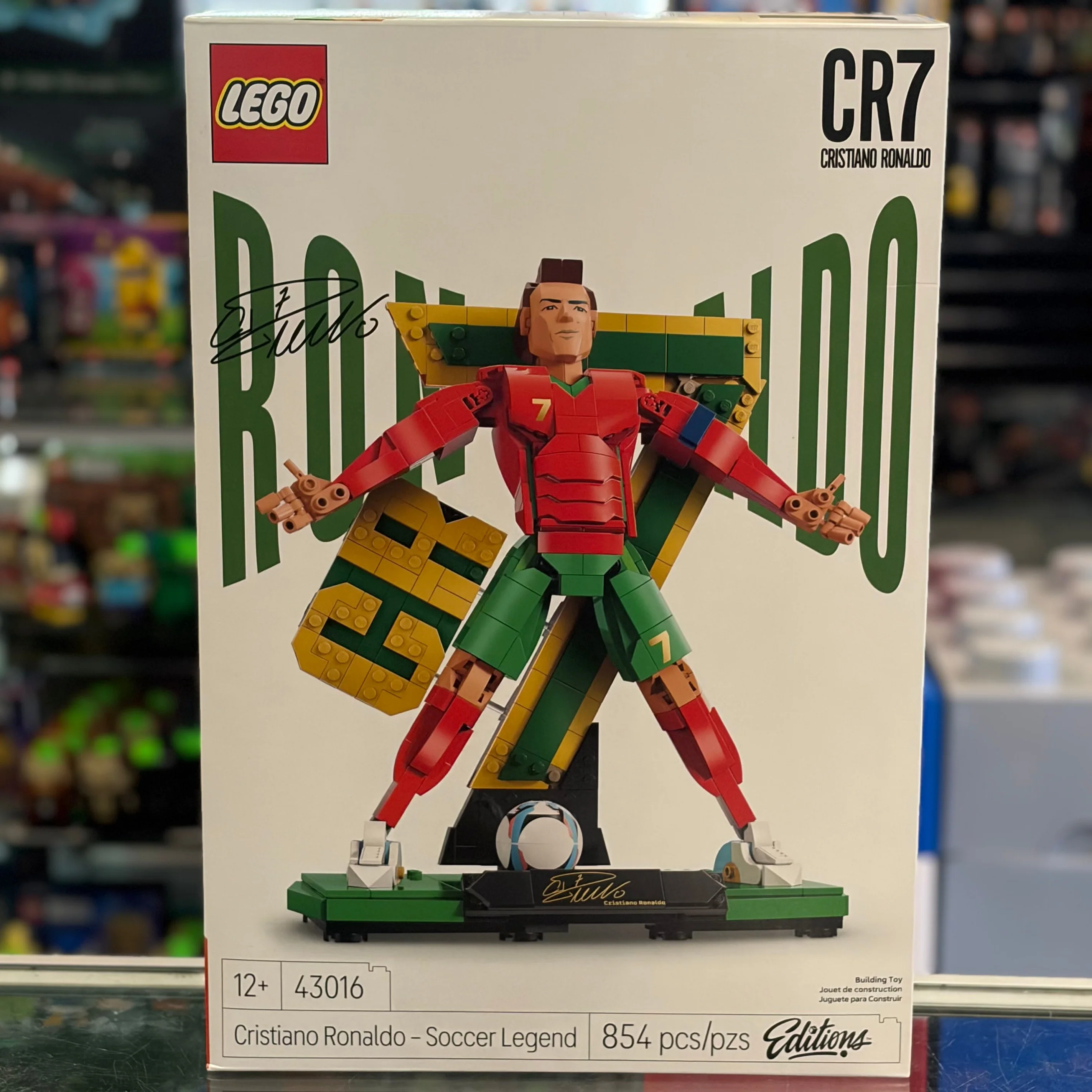 Cristiano Ronaldo – Soccer Legend, 43016 - LEGO® Editions Set