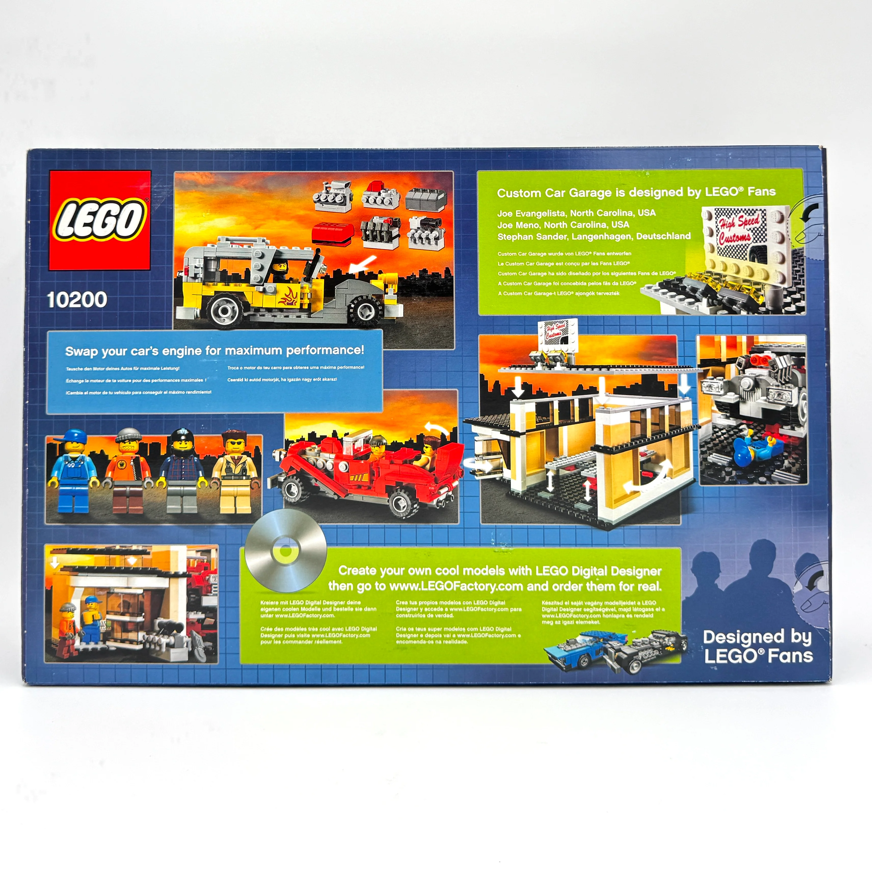 Custom Car Garage, 10200 - LEGO® Factory Set - Image 2