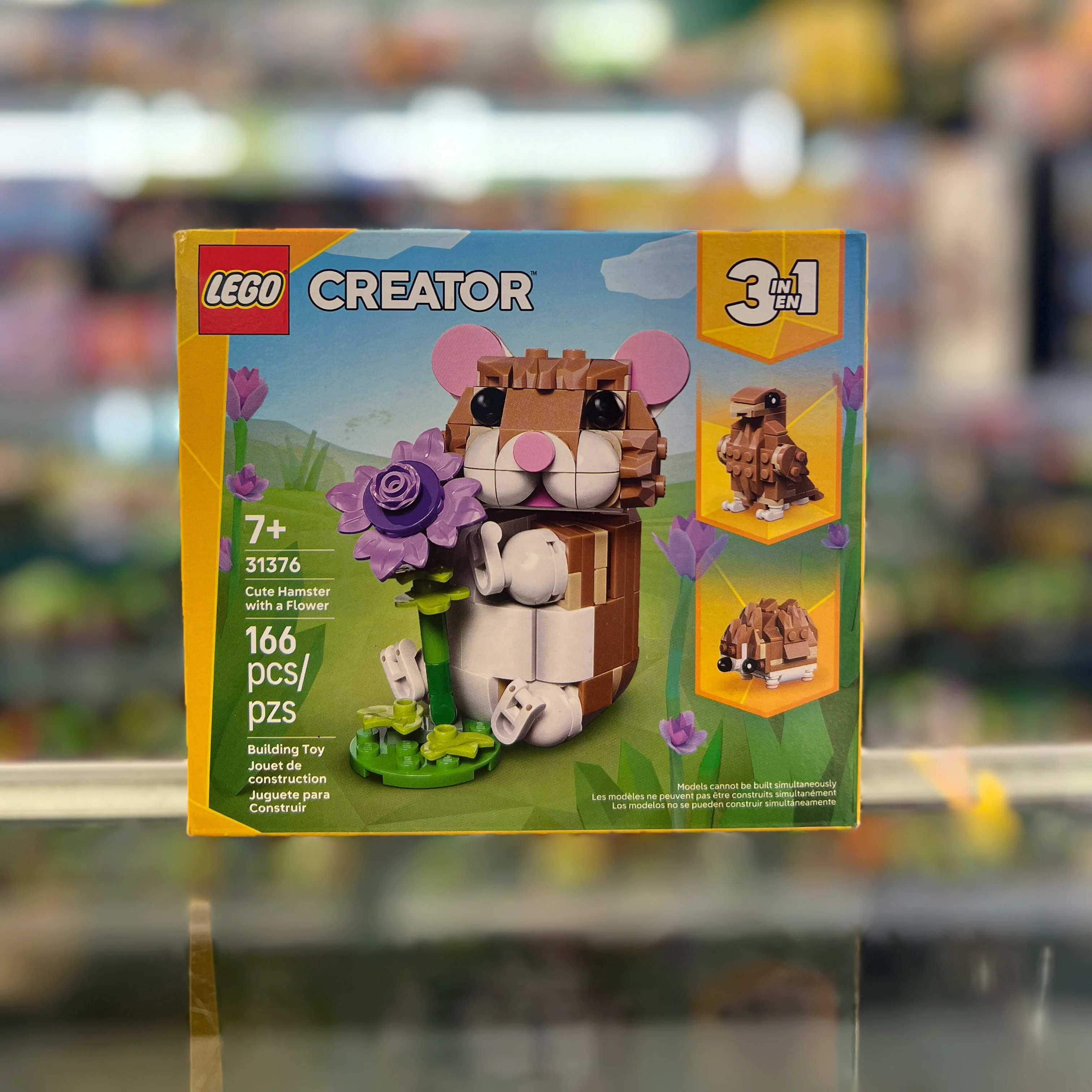 Cute Hamster with a Flower, 31376 - LEGO® Creator Set