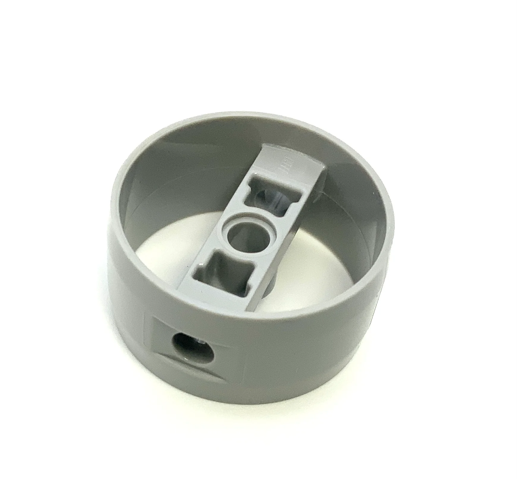 Cylinder Hemisphere 4x4x1 2/3 with Pin Holes and Center Bar, Part# 41531 - Image 3
