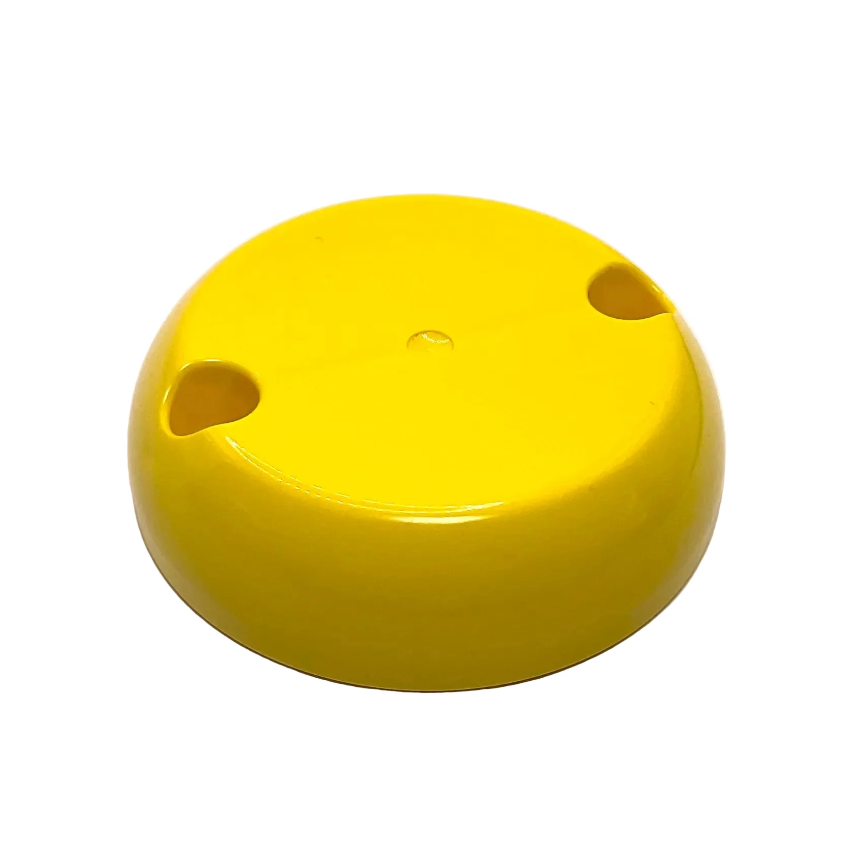 Cylinder Hemisphere 7x7 Flat (Pod Half) with 2 Pin Holes, Part# 1974 - Image 4