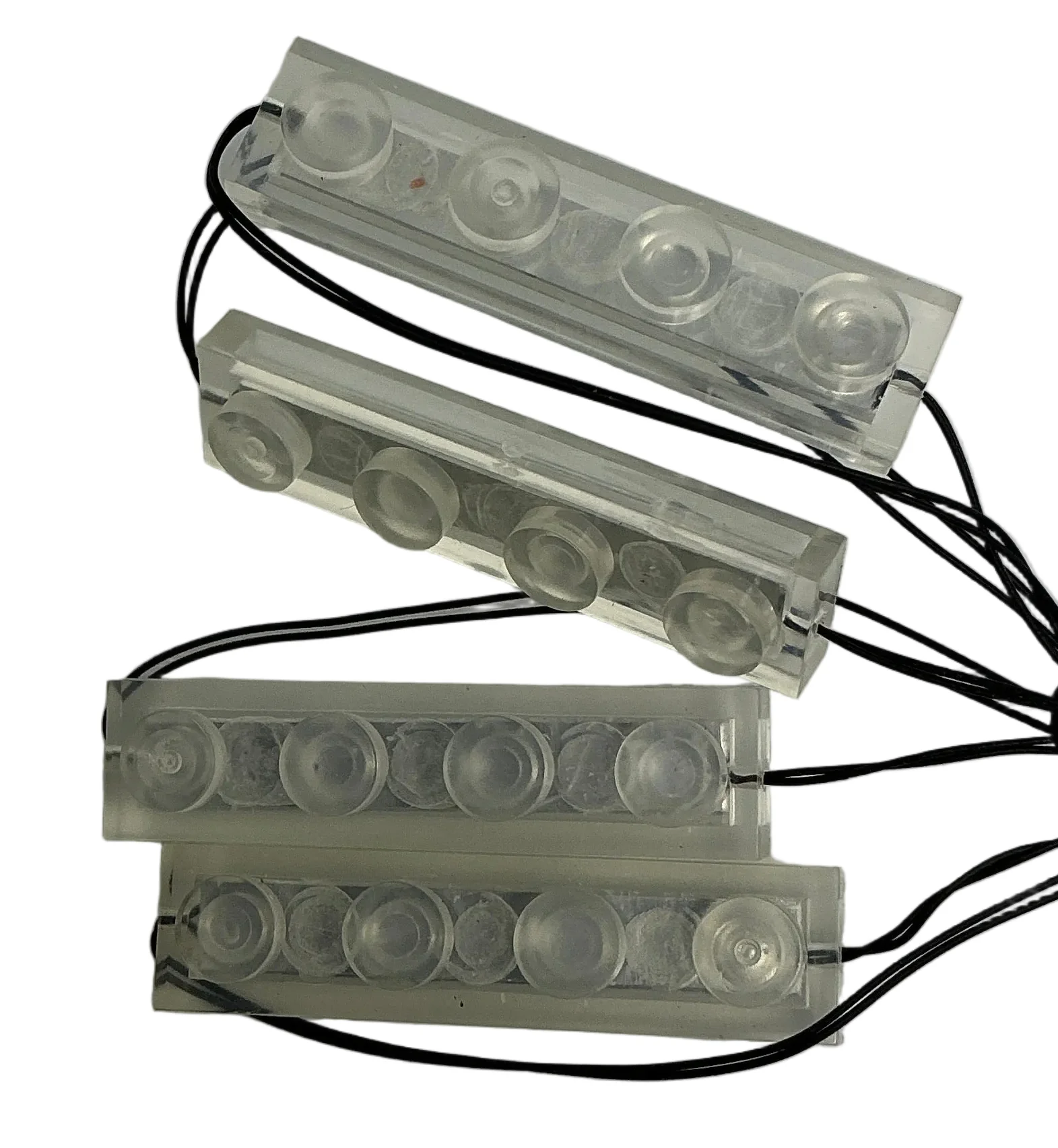Daisy-Chained 1x4 LED Light Up Plates, DIY System, Reconnectable, LB1x4C4-LA - Image 8