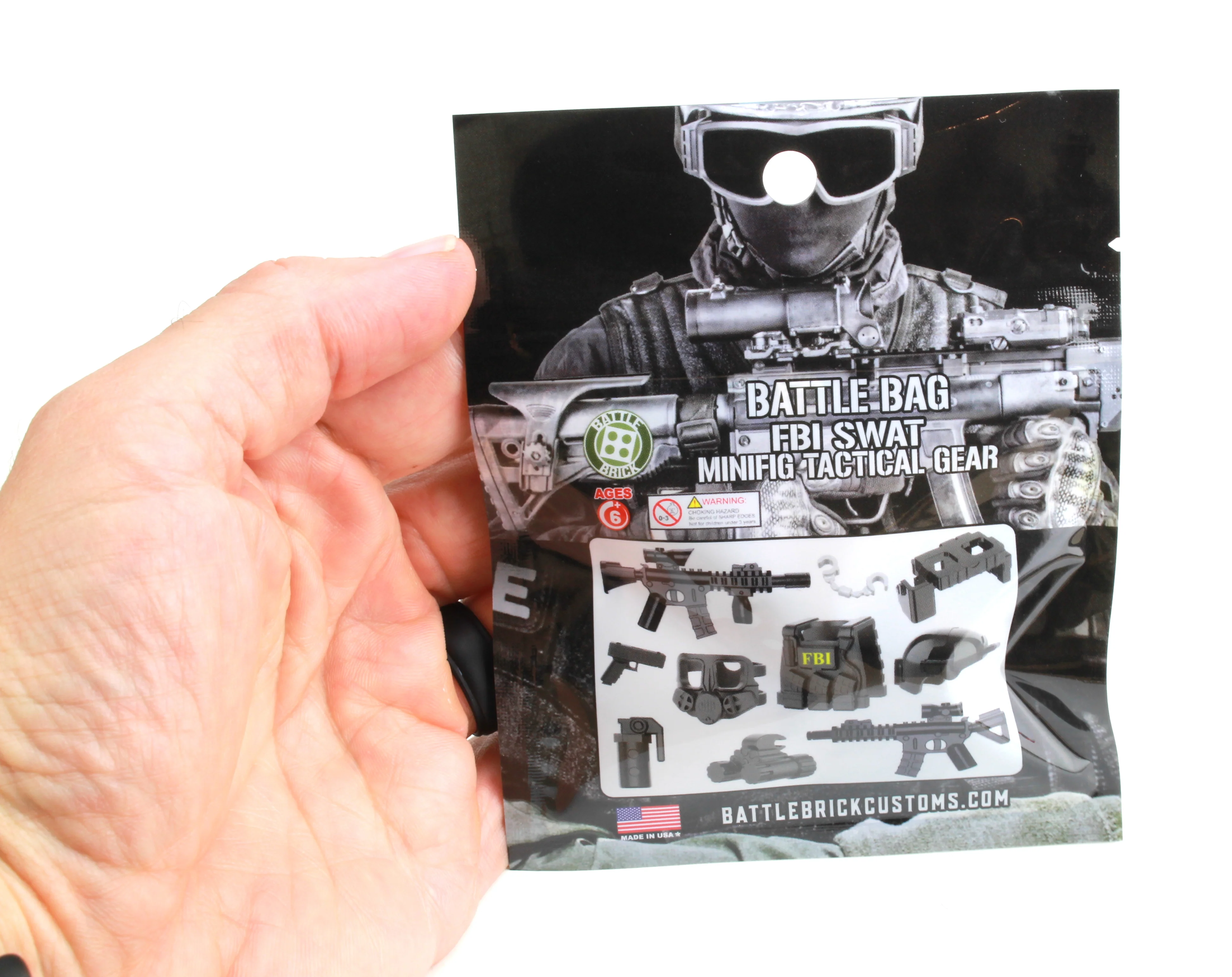DEA Special Response Unit Tactical Gear Pack Custom Minifigure Toy Accessories - Image 2