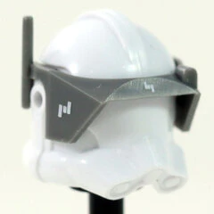 Detail Kamino Print Dark Gray Visor- CAC