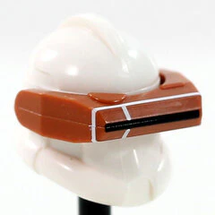 Detail White Print Dark Orange Macrobinoculars- CAC