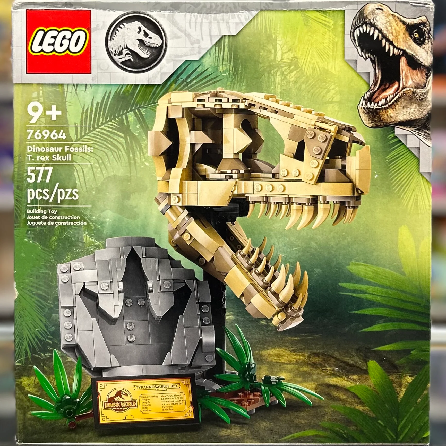 Dinosaur Fossils: T. Rex Skull, 76964 - LEGO® Jurassic World Set