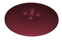 Dish 6x6 Inverted with Solid Studs, Part# 44375b - Image 3