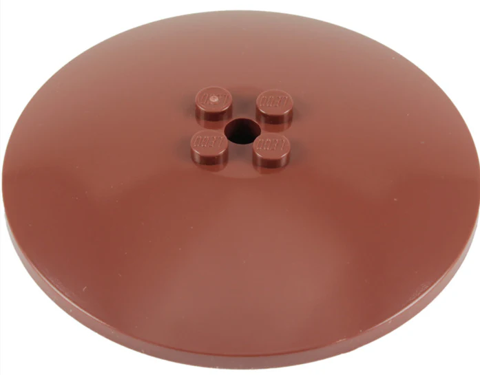 Dish 8x8 Inverted with Solid Studs, Part# 3961 - Image 2