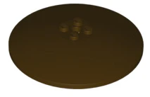 Dish 8x8 Inverted with Solid Studs, Part# 3961 - Image 3